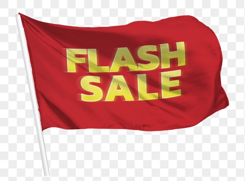 Flash sale png flag waving | Free PNG - rawpixel