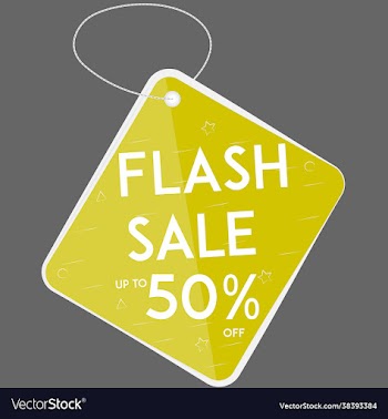 flash sale tag for social media
