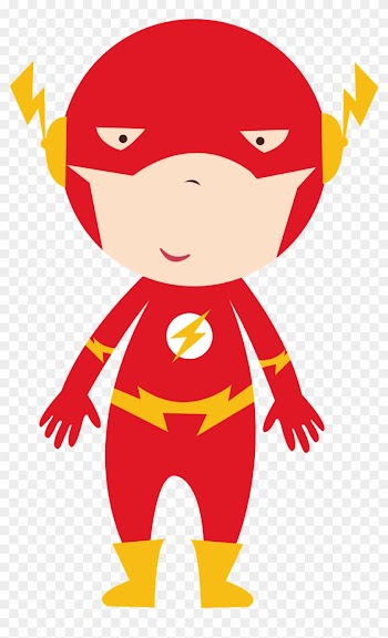 Flash Spider-man Batman Superhero Clip Art - Baby Super Heroes Png
