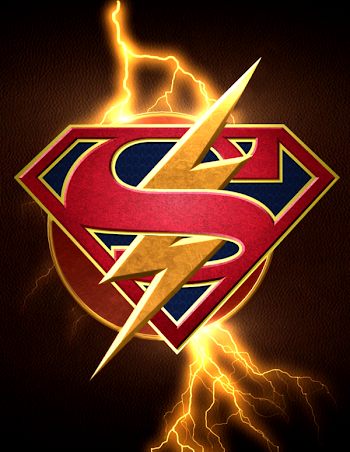 Flash Supergirl crossover logo by ArkhamNatic on DeviantArt ...