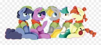Flashbrush, Camp Friendship, Clothes, Colt, Filly, - Cartoon