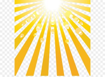 Flashlight Air mattress - Vector sun rays 
