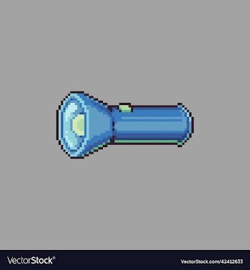 flashlight pixel art for game