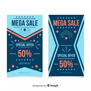 Flat banners