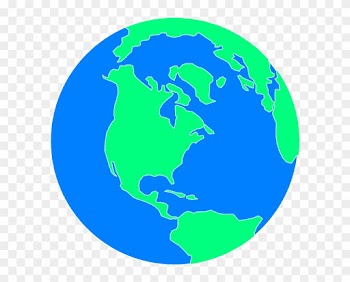 Flat Cartoon Globe Clip Art - Html Website Inspector