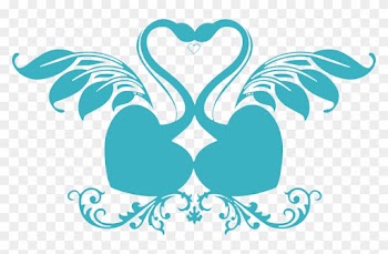Flat Cartoon Wedding Logo - Clip Art