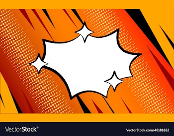 flat comic splash speech bubble with gradient