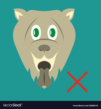 Flat cute funny cartoon dog puppy pet furry vector image