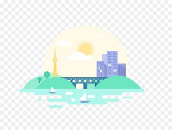 Flat Design, Art, Dribbble, Human Settlement, City PNG