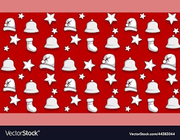 flat design christmas pattern collection with
