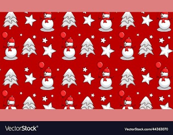 flat design christmas pattern collection with