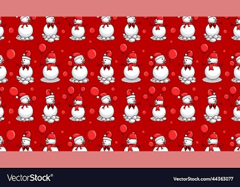 flat design christmas pattern collection with
