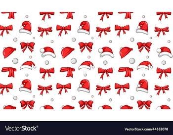 flat design christmas pattern collection with