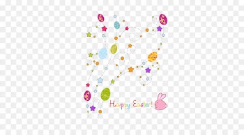 Flat design Easter - Vector background elements 