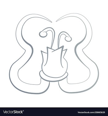 Flat design elements in vintage style drawing vector image