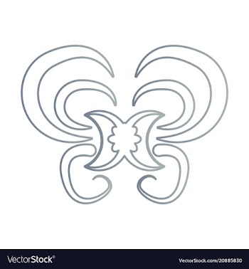 Flat design elements in vintage style drawing vector image