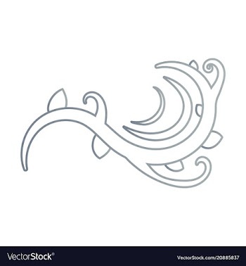Flat design elements in vintage style drawing vector image