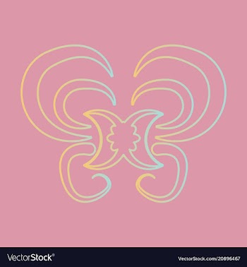 Flat design elements in vintage style drawing vector image