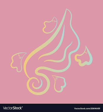 Flat design elements in vintage style drawing vector image