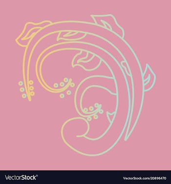 Flat design elements in vintage style drawing vector image