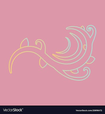 Flat design elements in vintage style drawing vector image