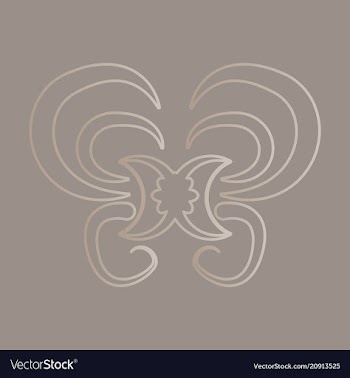 Flat design elements in vintage style drawing vector image