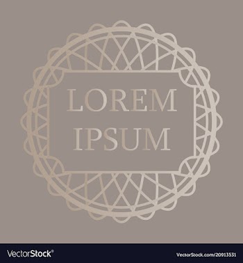 Flat design elements in vintage style drawing vector image