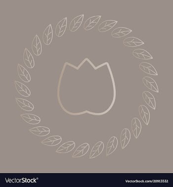 Flat design elements in vintage style drawing vector image