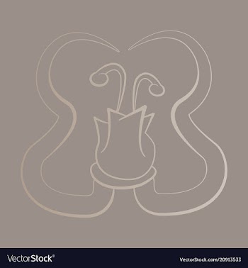 Flat design elements in vintage style drawing vector image