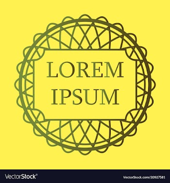 Flat design elements in vintage style drawing vector image