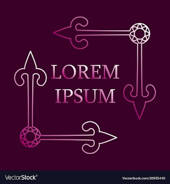 Flat design elements in vintage style drawing vector image