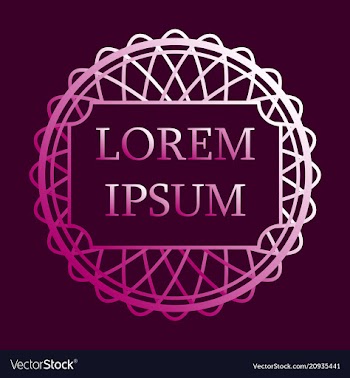 Flat design elements in vintage style drawing vector image