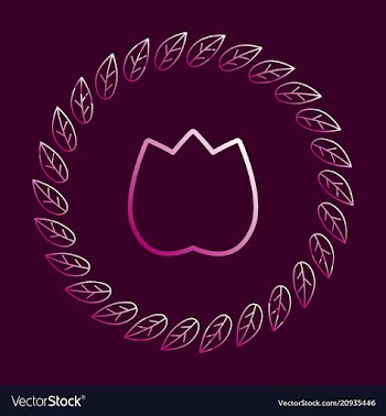 Flat design elements in vintage style drawing vector image