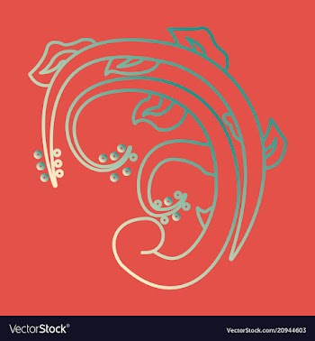 Flat design elements in vintage style drawing vector image