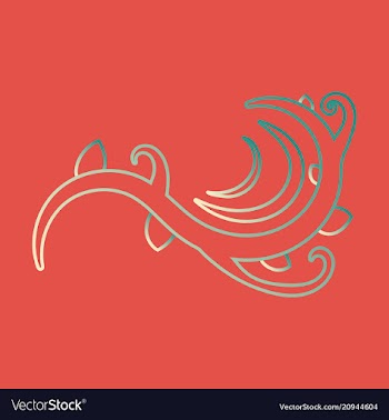 Flat design elements in vintage style drawing vector image