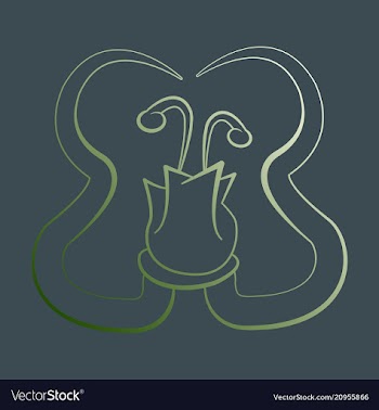 Flat design elements in vintage style drawing vector image