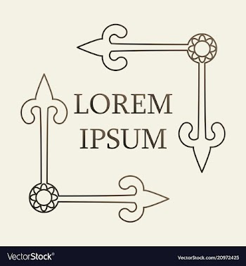 Flat design elements in vintage style drawing vector image