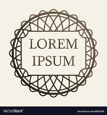 Flat design elements in vintage style drawing vector image