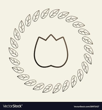 Flat design elements in vintage style drawing vector image
