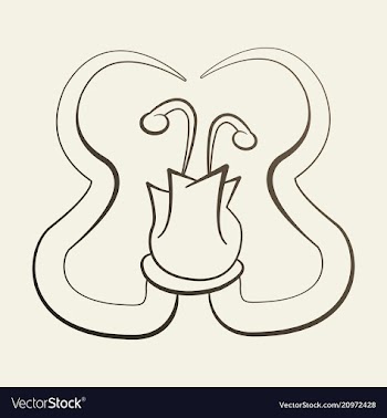 Flat design elements in vintage style drawing vector image