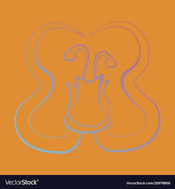 Flat design elements in vintage style drawing vector image