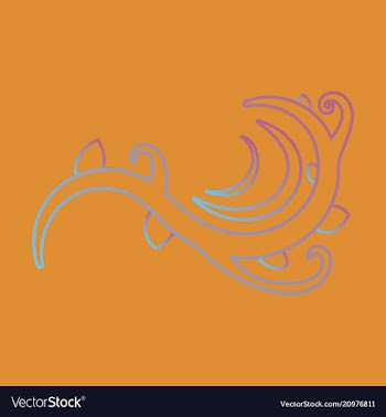 Flat design elements in vintage style drawing vector image