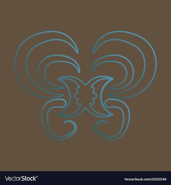 Flat design elements in vintage style drawing vector image