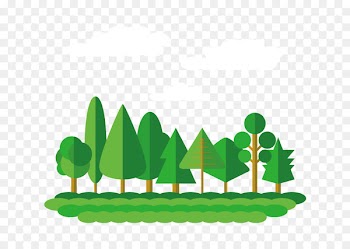Flat design Forest Tree - Vector Forest 