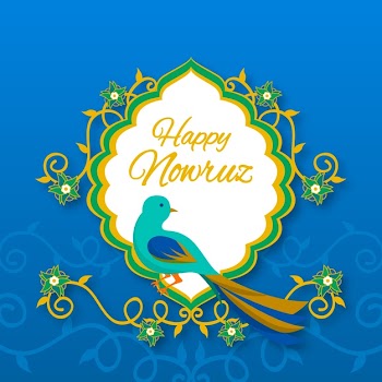 Flat design happy nowruz concept Free Vector