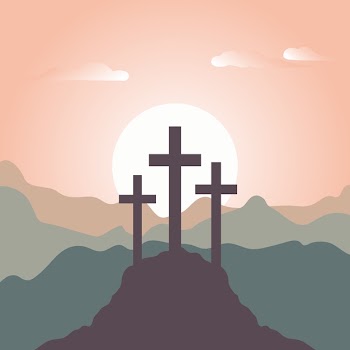 Flat design holy week celebration Free Vector