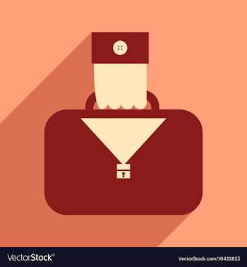 Flat design modern icon case vector image