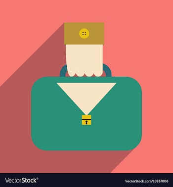 Flat design modern icon case vector image