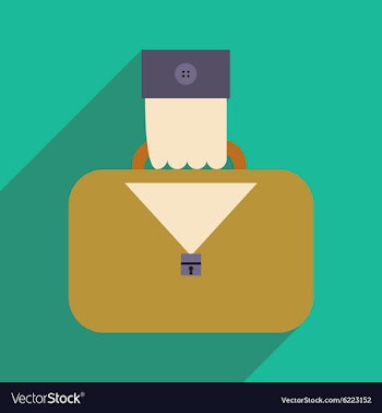 Flat design modern icon case vector image