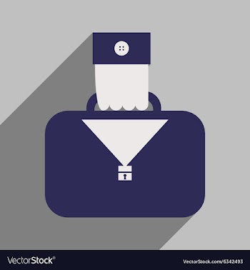 Flat design modern icon case vector image